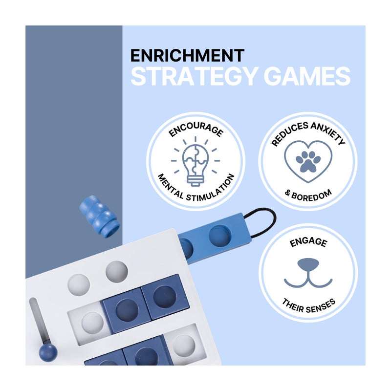 TRIXIE Mini Mover Dog Activity Interactive Toy, Level 3 Food Puzzle Game, Brain Teasing Treat Dispenser, IQ and Mental Development Toy for Smart Dogs, Enrichment Toy for Boredom Busting - Image 5